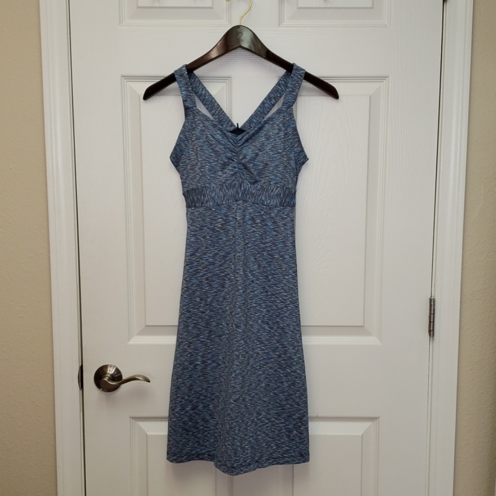 Blue Sleeveless Women's Dress